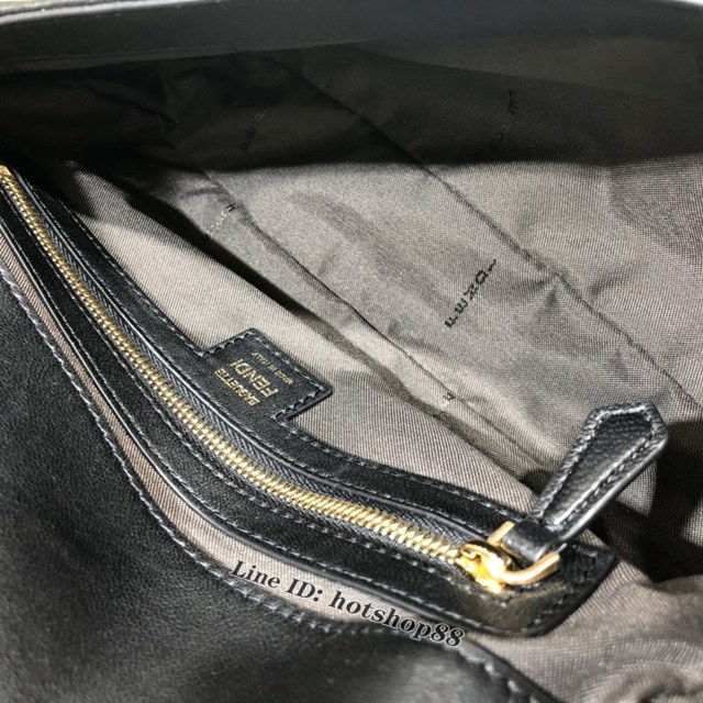 FENDI精品女包 芬迪BAGUETTE中號羊皮手袋 Fendi 0191M迷你肩背斜挎包 fdzg2534